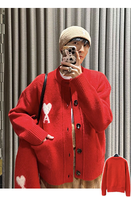 アミ アルパカカーディガン