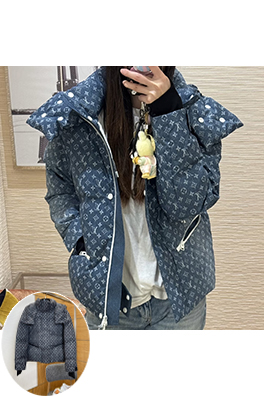 ルイヴィトン 全面モノグラムスキーダウンジャケット