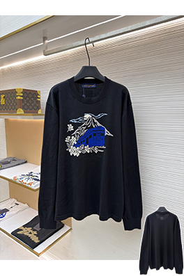ルイヴィトン 刺繍入り火山インレイニットセーター