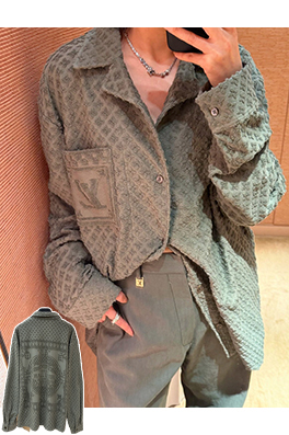 ルイヴィトン モノグラムジャカードテリーシャツ