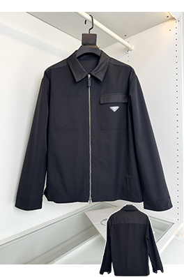 プラダ リサイクルナイロンアウターシャツジャケット