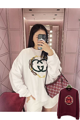 グッチコピー コイル刺繍スウェットシャツ