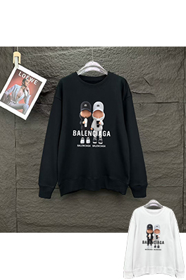 バレンシアガ Balenciaga 新モデルクルーネック長袖スウェットシャツ