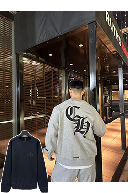 クロムハーツ ロゴクルーネックスウェットシャツ