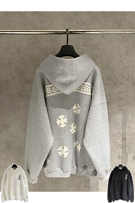 クロムハーツコピー 新しい長袖フード付きスウェットシャツ