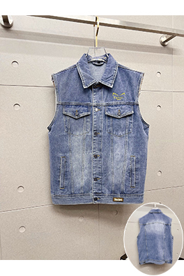 フェンディ FENDI 新品メンズデニムベストジャケット