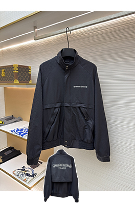 クロムハーツコピー 全面プリントのジップアップジャケット