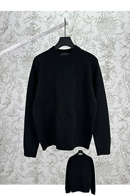 ルイヴィトン 新しい装飾ディテールニットクルーネックセーター
