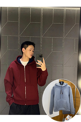 グッチ GUCCI 刺繍入りフード付きジップアップスウェットシャツジャケット