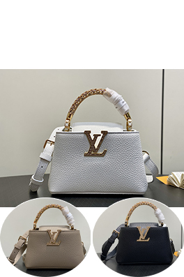 ルイヴィトン LV Capucines Mini レディースナインのミニハンドバッグ M14177