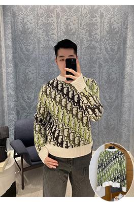 ディオールスーパーコピー 全面ジャカードクルーネックセーター