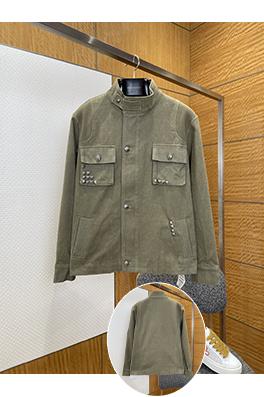 クロムハーツ メタル装飾のスタンドカラージャケット