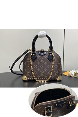 ルイヴィトン LV Alma BB リベットチェーンシェルバッグ M26084