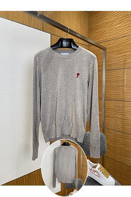 アミ ハート刺繍クルーネックニットセーター 15,800円 CCS045410