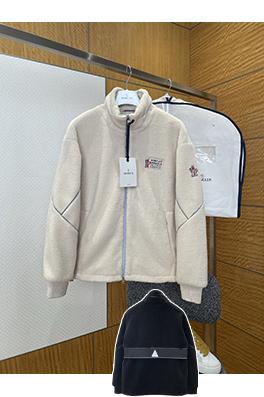 モンクレールスーパーコピー ラムウールパッチワークスタンドカラージャケット