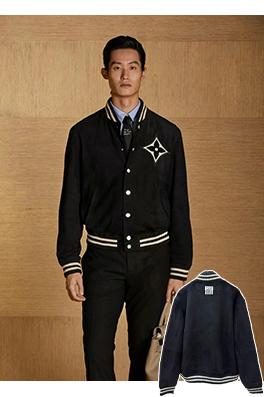 ルイヴィトン ラインストーンスエードラムスキンジャケット