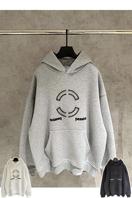 シャネル 新しいフリース裏地のフード付きスウェットシャツ