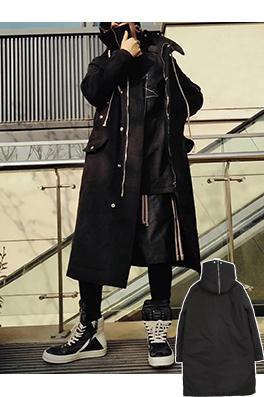 リックオウエンス カニエウェスト風のロングコート/ジャケット