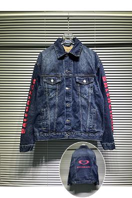 バレンシアガコピー Balenciaga 七夕限定刺繍ハート ルーズデニムジャケット