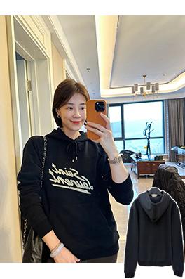 サンローランスーパーコピー SAINT LAURENT ロゴプリントパーカー