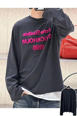 アクネストゥディオズ Acne Studios 1996 レタープリントロングスリーブシャツ