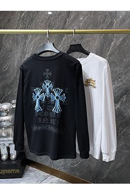 クロムハーツ ファッショナブルなヘビーデューティークロス刺繍長袖シャツ