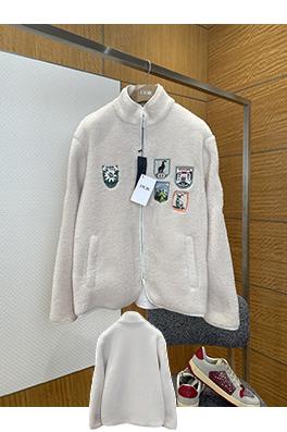 ディオール バッジアップリケ刺繍入りスタンドカラージャケット