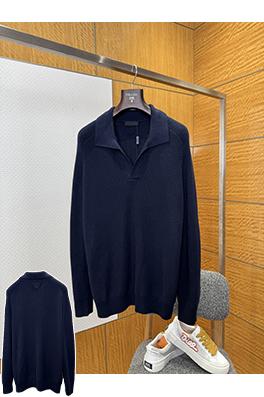 プラダコピー カジュアルなニット襟付きセーター