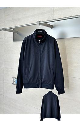 グッチ ラインストーングラデーションプレーンニットジップアップスタンドカラージャケット