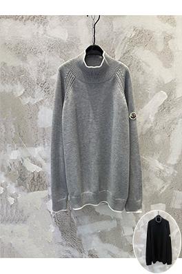 モンクレールスーパーコピー ピュアウールのロゴタートルネックニット長袖セーター