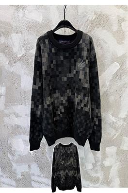 ルイヴィトンコピー Damier 新作カモフラージュ柄プルオーバーニットセーター