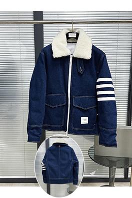 トムブラウンスーパーコピー 厚のデニムダウンジャケット