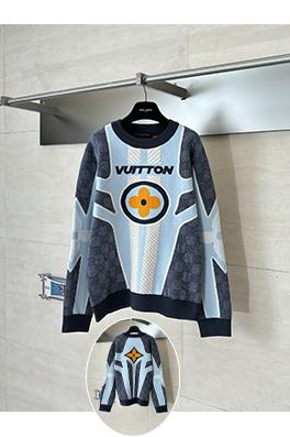 ルイヴィトン Ski 四つ葉のクローバージャカードキルティングクルーネックニットセーターシリ