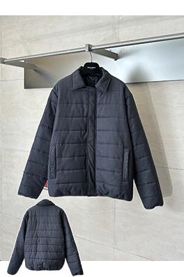 ルイヴィトン 襟付きキルティングコットンコート