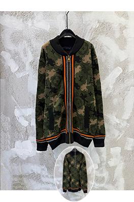 ルイヴィトンコピー Damier ヘビーデューティーカモフラージュジャカードカーディガンセータージャケット