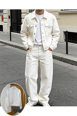 ルイヴィトン 全面エンボスのデニムジャケット