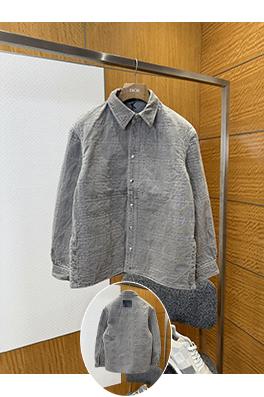ディオールスーパーコピー ダイヤモンド柄コーデュロイシャツジャケット