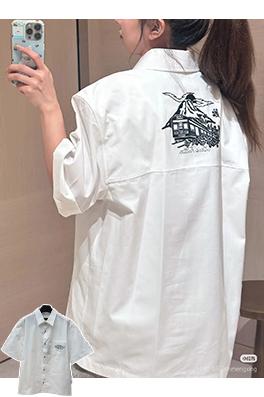ルイヴィトン NIGO 刺繍り半袖シャツ