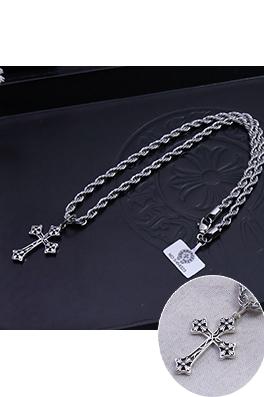 クロムハーツコピー 編み込みチェーンネックレス