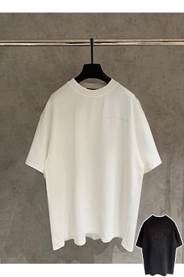 クロムハーツコピー 新モデル刺繍の半袖Tシャツ