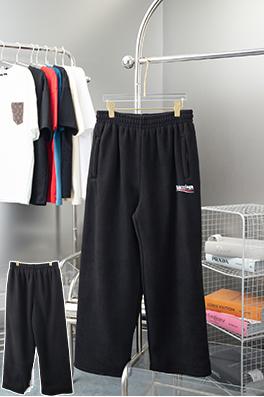 バレンシアガコピー Balenciaga コーラ刺繍フリースカジュアルパンツ