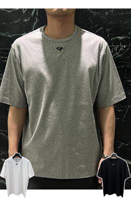 プラダ アイアントライアングルロゴ 半袖Tシャツ