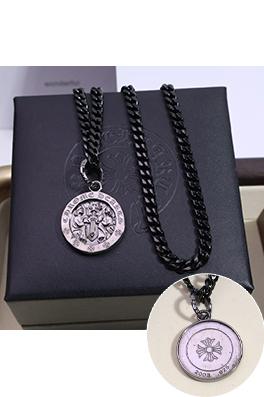 クロムハーツコピー ブラックゴールドネックレス