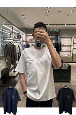 フェンディ FENDI ジッパー付きポケット半袖Tシャツ