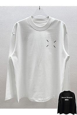 マルタンマルジェラ Maison Margiela MM6 バックレタリングデジタルダイレクトプリント長袖シャツ
