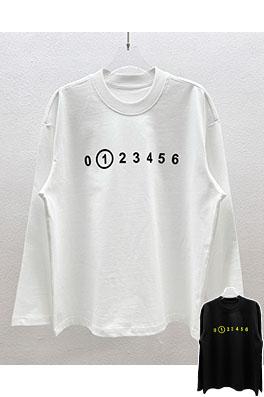 マルタンマルジェラ Maison Margiela MM6 新しいデジタルエレメントシリコン長袖ベースレイヤー
