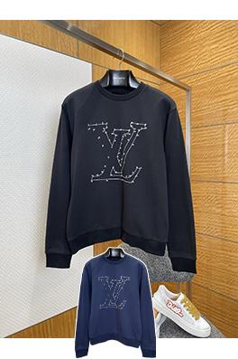ルイヴィトンコピー LV レタージャカード刺繍クルーネックスウェットシャツ