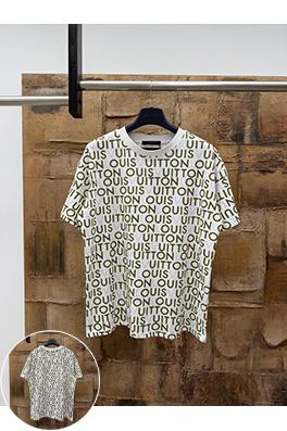 ルイヴィトン オールオーバーロゴ半袖Tシャツ