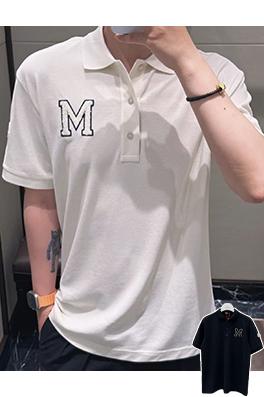 モンクレール 刺繍ロゴ半袖ポロシャツ