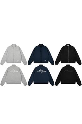 アクネストゥディオズコピー Acne Studios 背中に刺繍ロゴジッパージャケット